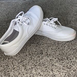 White Vans Shoes (M 9.5 / W 11)